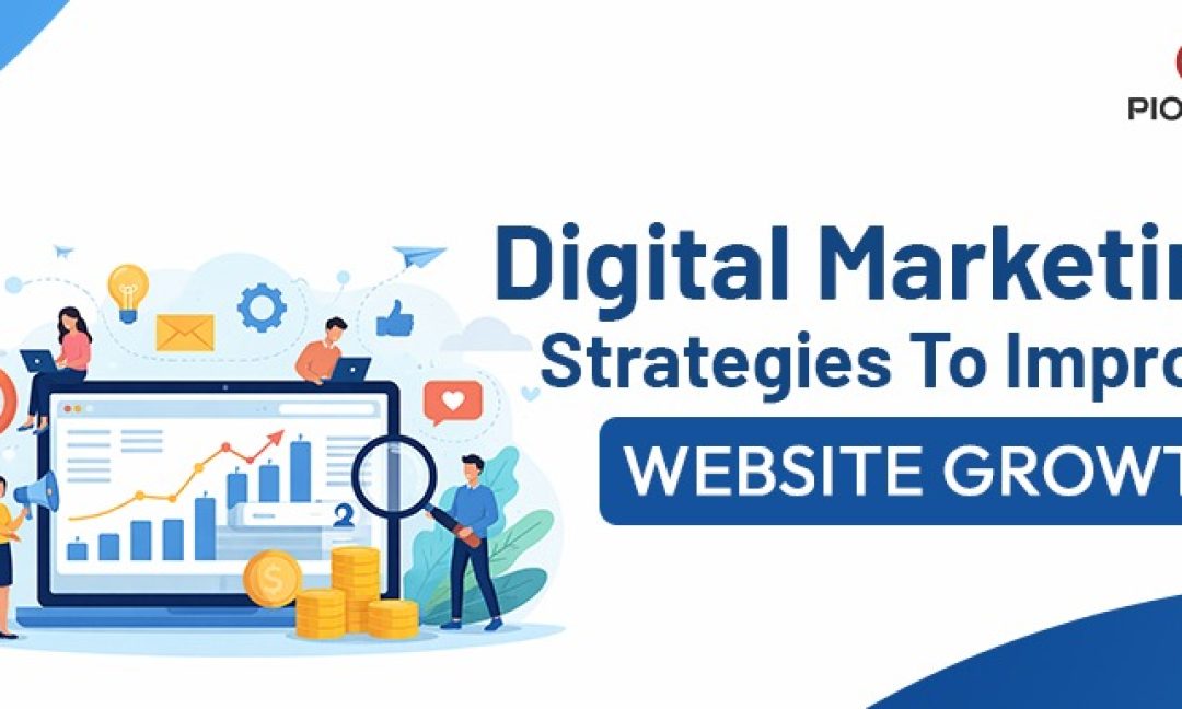 Digital marketing strategies for website growth image