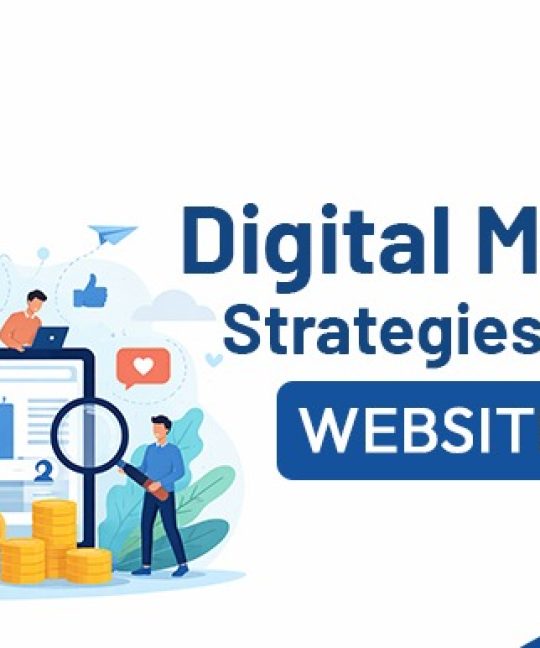 Digital marketing strategies for website growth image
