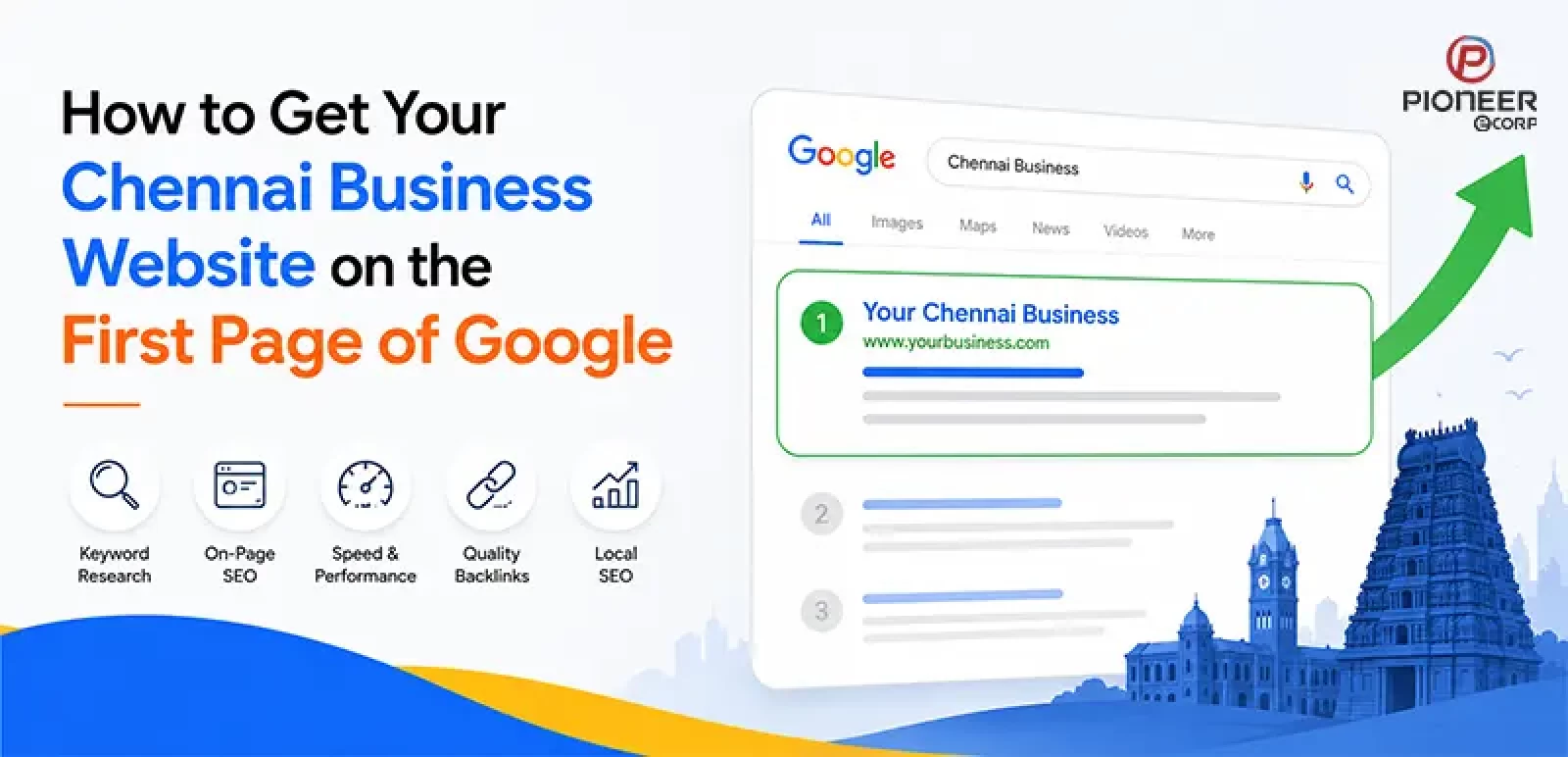 How to Get Your Chennai Business Website on the First Page