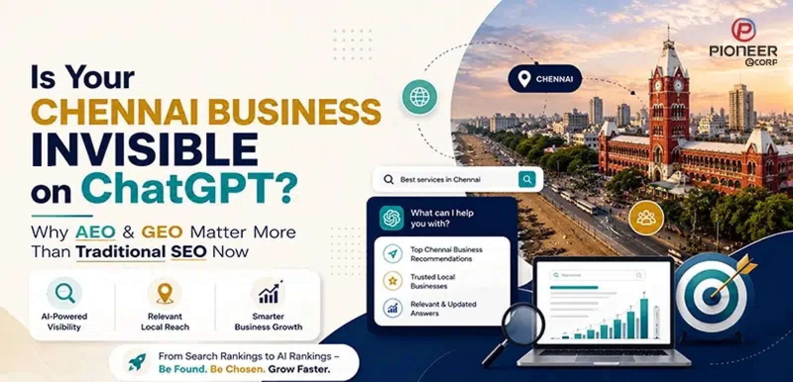 Is Your Chennai Business Invisible on ChatGPT? Why AEO & GEO Matter More Than Traditional SEO Now